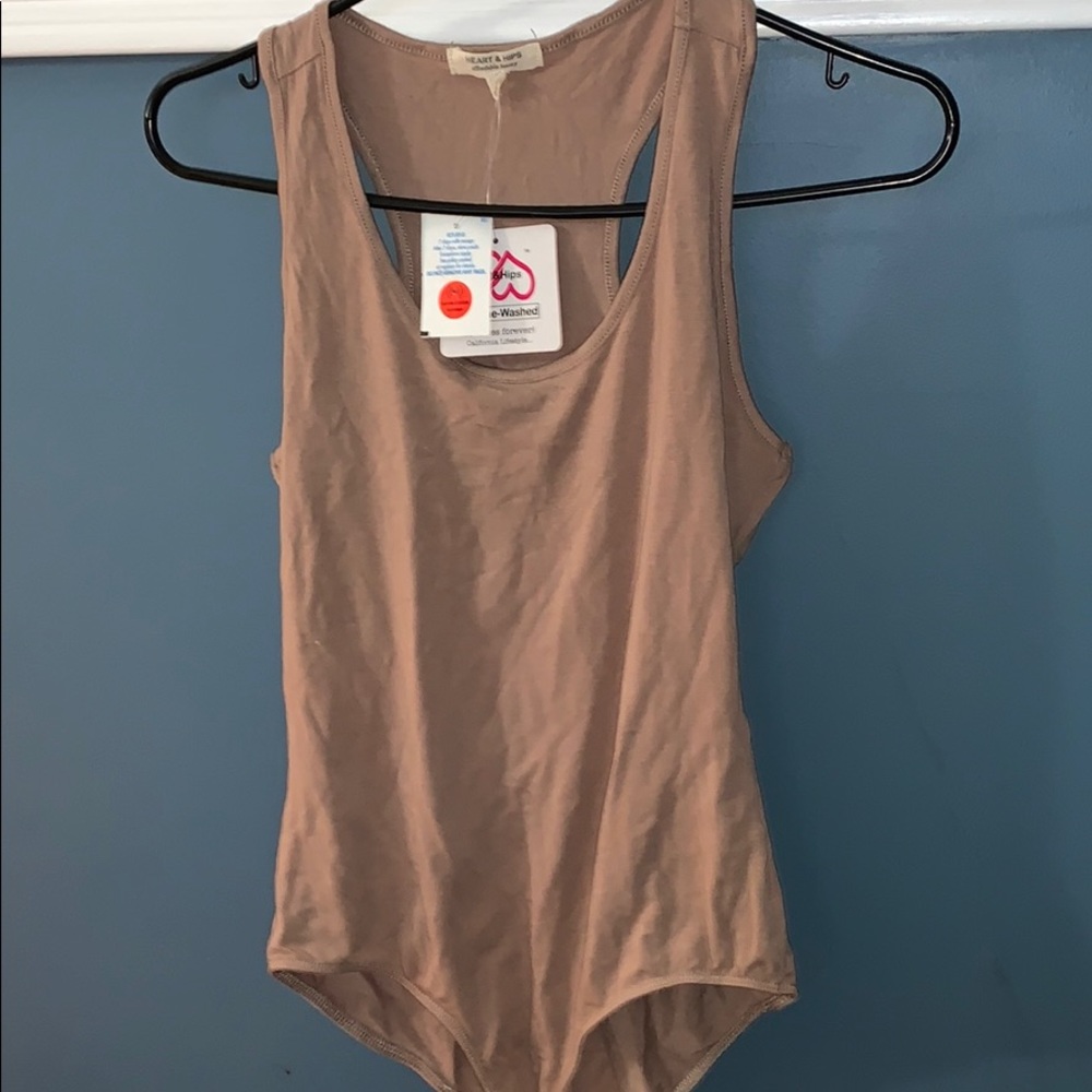 Racer back bodysuit